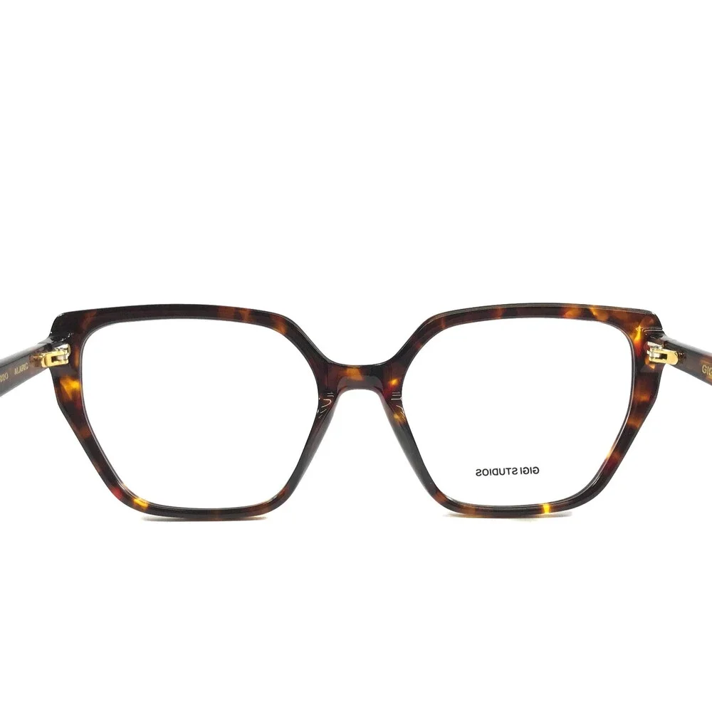 Gigi Studios Eyeglasses Frames ALARIC GS90003/020 Tortoise Cat Eye 55-17-140
